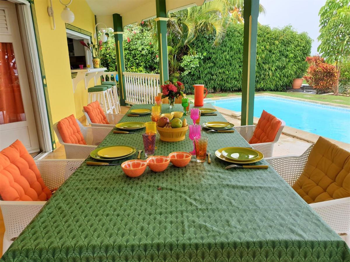 Villa Guadeloupe Saint Francois Acces Mer Piscine Iguana Bay - Villa Zagadi Dış mekan fotoğraf